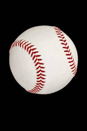 Baseball on black background.の写真素材