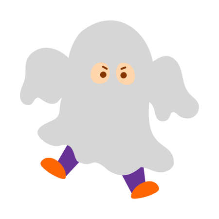 Clip art of a child in a costume on Halloweenのイラスト素材