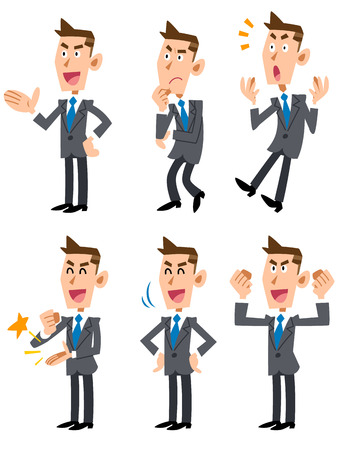 Businessman confusedのイラスト素材