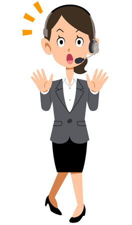 Women's amazing operatorのイラスト素材