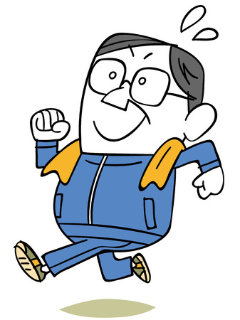Uncle to jogのイラスト素材