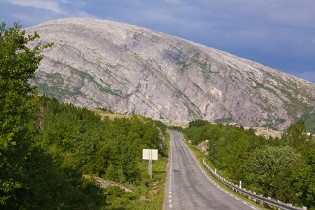 Picturesque scenery on the Norwegian National Tourist Road