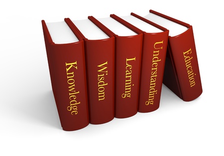 Five books with education related titles
