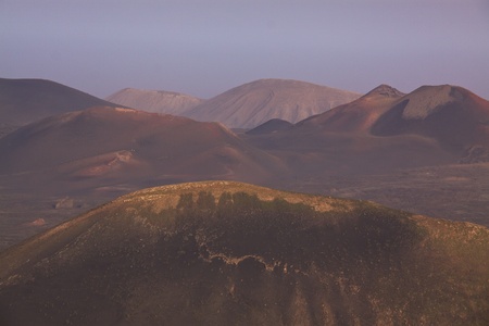 Volcanic landscape on island of Lanzarote, Canary Islandsの写真素材