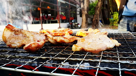 Delicious roasted porkの写真素材