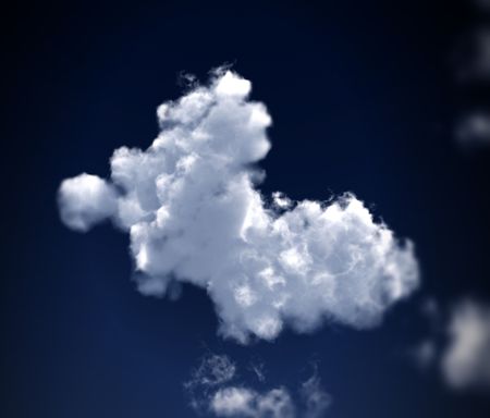 A image of a cloudy sky. It would be a good natural background image.