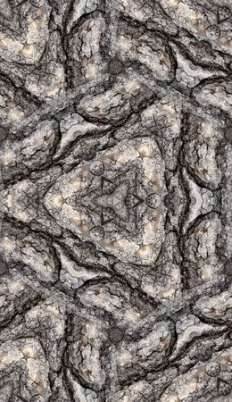 A seamless tile pattern background of a close up of some tree bark.