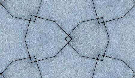 A seamless pattern made out of what was rectangular paving slabs.