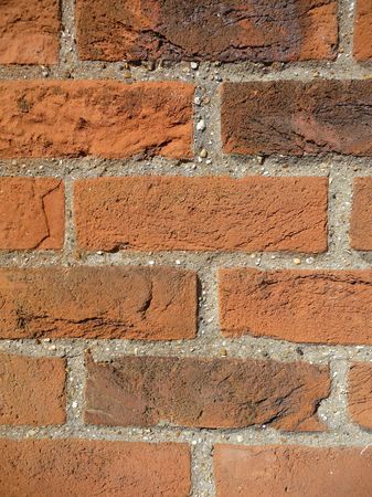 A rough Brick texture background.