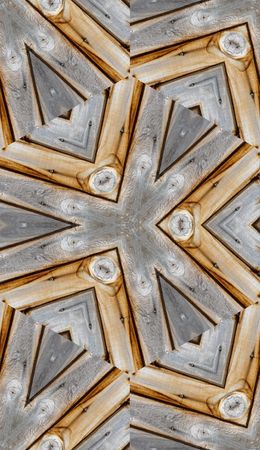 Wooden Fence Seamless Texture Backgroundの写真素材