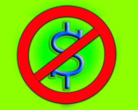 Concept image representing anti capitalism.の写真素材