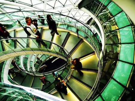 Central London - September 20: Public opening of City Hall as part of Open House Weekend event 2009   September 20th, 2009 in Central London.のeditorial素材