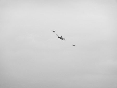 Airplanes at the 2010 Southend Air show.の写真素材