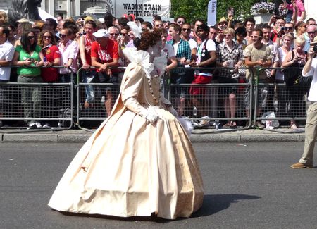 LONDON - July 3: Gay Pride Parade Day   July 3rd, 2010 in Central London, England.のeditorial素材