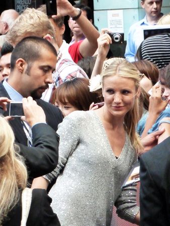 LONDON - July 22: Cameron Diaz at the Knight And Day Premiere July 22nd, 2010 in Leicester Square London, England.のeditorial素材