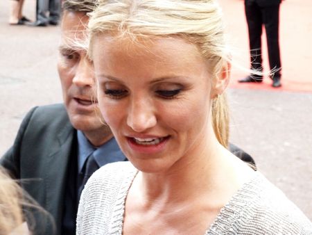 LONDON - July 22: Cameron Diaz at the Knight And Day Premiere July 22nd, 2010 in Leicester Square London, England.のeditorial素材