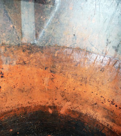 Close up texture background from within a bucket.の写真素材