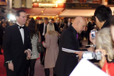 LONDON - October 11: Sir Ben Kingsley At The Never Let Me Go Premiere October 11, 2010 in Leicester Square London, England. のeditorial素材