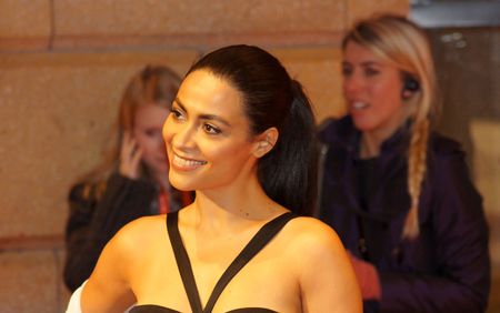 LONDON - October 18: Yasmine Elmasri  At The Miral Premiere October 18, 2010 in Leicester Square London, England. のeditorial素材