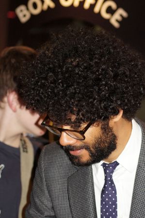 LONDON - October 22: Richard Ayoade At The Submarine Premiere October 22, 2010 in Leicester Square London, England.                       のeditorial素材