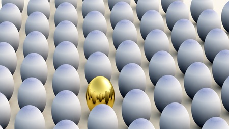 Concept image about non conforming and Easter. の写真素材