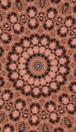 A kaleidoscopic background that is made up out of eyes.