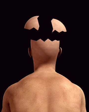 Concept image about having a open mind.の写真素材