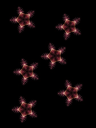 Background made out of lots of snowflakes that are made out of fireworks.