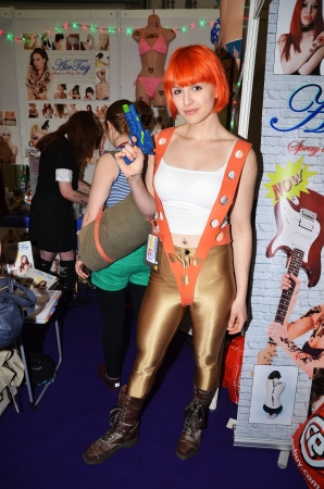London - May 26: People dressing up in Cosplay costume to take part in the MCM expo which has the largest gathering of Cosplayers in the country, which takes place in Excel Centre, London May 26th, 2013 in London England.のeditorial素材