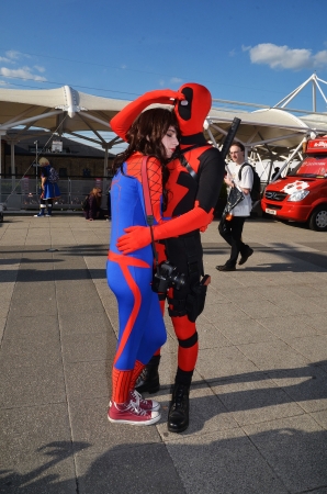 London - May 26: People dressing up in Cosplay costume to take part in the MCM expo which has the largest gathering of Cosplayers in the country, which takes place in Excel Centre, London May 26th, 2013 in London England. のeditorial素材