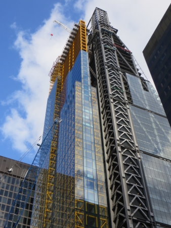 Construction of buildings in the city of London.の写真素材