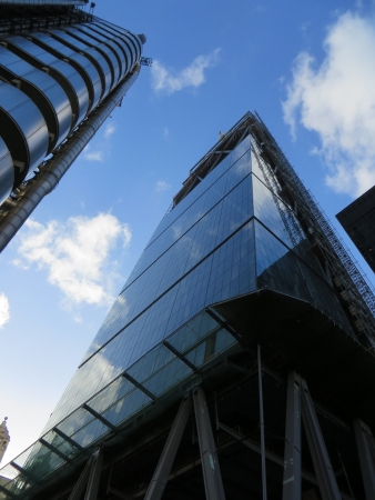 The Lloyds of London building located in the city of London.の写真素材