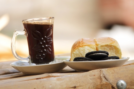 black butter cookies - dish drink coffeeの写真素材
