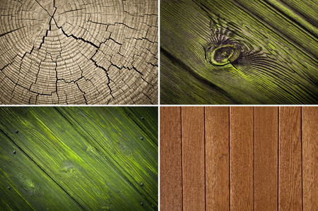 set wooden texture backgroundの写真素材