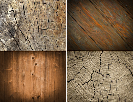 set wooden texture backgroundの写真素材