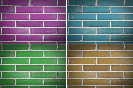 texture brick wall, setの写真素材