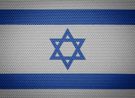 Israeli fabric flagsの写真素材