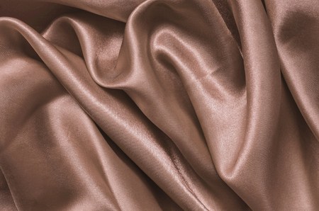 Texture brown satin, silk backgroundの写真素材