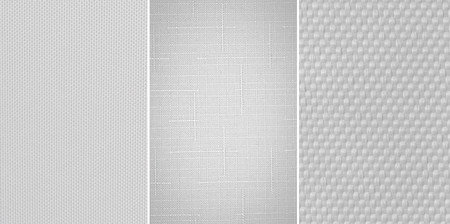 texture of white canvas backgroundの写真素材