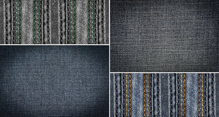 denim fabric in the backgroundの写真素材