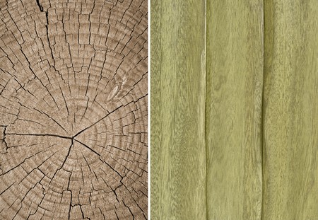 Wood texture. Lining boards wall. Wooden background. pattern. Showing growth rings. setの写真素材