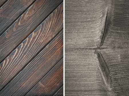 Wood texture. Lining boards wall. Wooden background. pattern Showing growth rings
