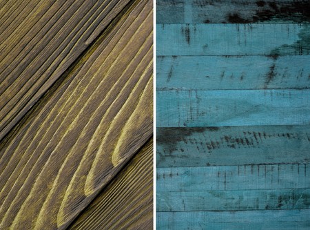 Wood texture. Lining boards wall. set. Wooden background. pattern. Showing growth ringsの写真素材