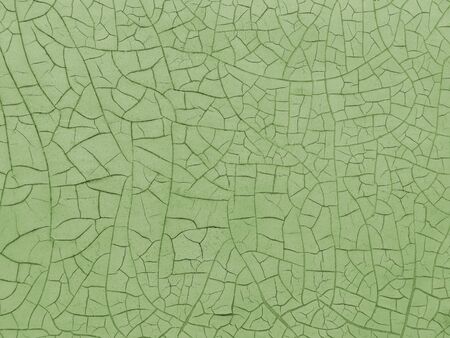 Cracked paint on wooden background, texture. Vintage wallpaper