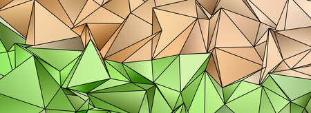 Abstract Low-Poly background. triangulated texture. Design 3d. Polygonal geometrical pattern. Triangular modern styleの写真素材