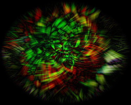 abstract fractal background a computer-generated 2D illustration, textureの素材