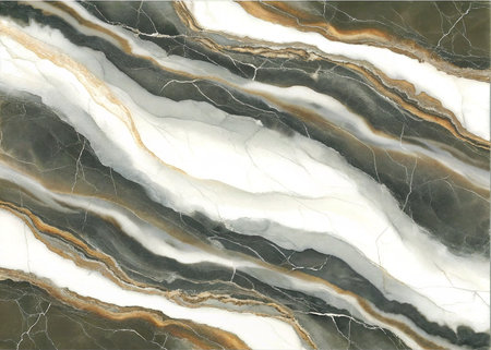 Experience the sophisticated beauty of this abstract marble texture, featuring elegant gold and grey veining. Ideal for luxurious modern designs and premium projects.の写真素材