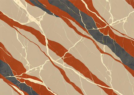 Sophisticated abstract marble texture featuring warm earth tones and delicate gold veining. Perfect for luxurious interior design, modern branding, and elegant graphic projects.の写真素材