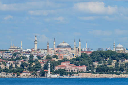 Istanbul is a beautiful square from Hagia Sophiaの写真素材