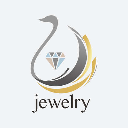 Jewelry Diamond Logo Vectorのイラスト素材